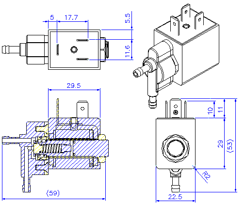 气阀/水阀构造图